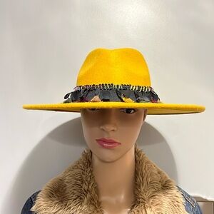 Wide Brim Fedora Hat